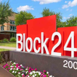 block 24 front sign