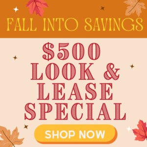 $500 look and lease special